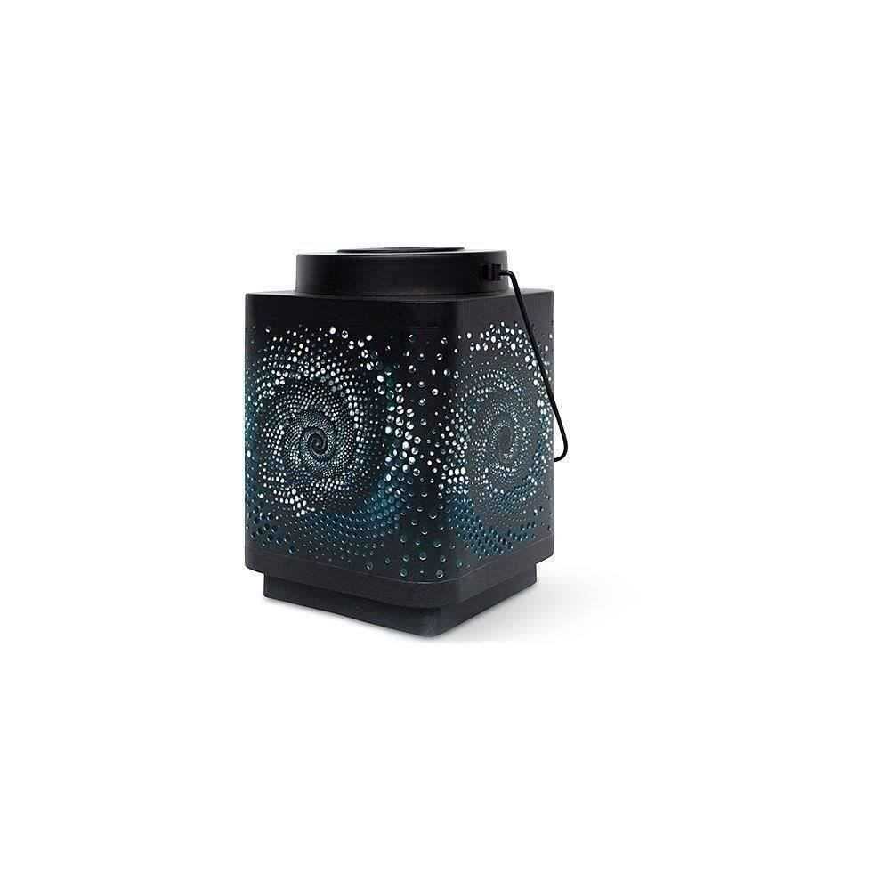 Solar lantern - GARDEN ID Attract - Blue 11 x 11 h15 cm - 6 to 8 hours