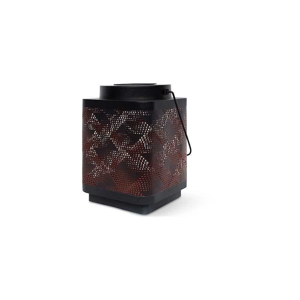 Solar lantern - GARDEN ID Attract - Orange 11 x 11 h15 cm - 6 to 8 hou