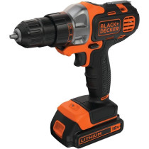 BLACK + DECKER - Cordless MultiEvo Drill-Driver 18V 1,5Ah + Charger -