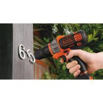 BLACK + DECKER - Cordless MultiEvo Drill-Driver 18V 1,5Ah + Charger -