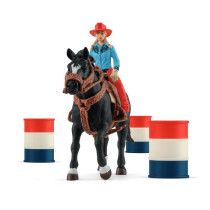 Schleich - Cowgirl and Racing Tonneaux - 42576 - Farm World range