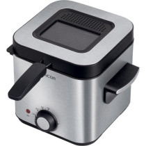 Deep fryer - SENCOR - SFR 6200SS - 900 W - 1.5 L - Black / Stainless s