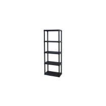 TOOD ETGERE EN Résine 5 Tablets - Height 176 cm Width 60 cm - Black