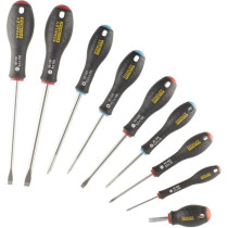 Set of 9 Screwdrivers - STANLEY FATMAX - FMHT65424-0 - Electrician + M