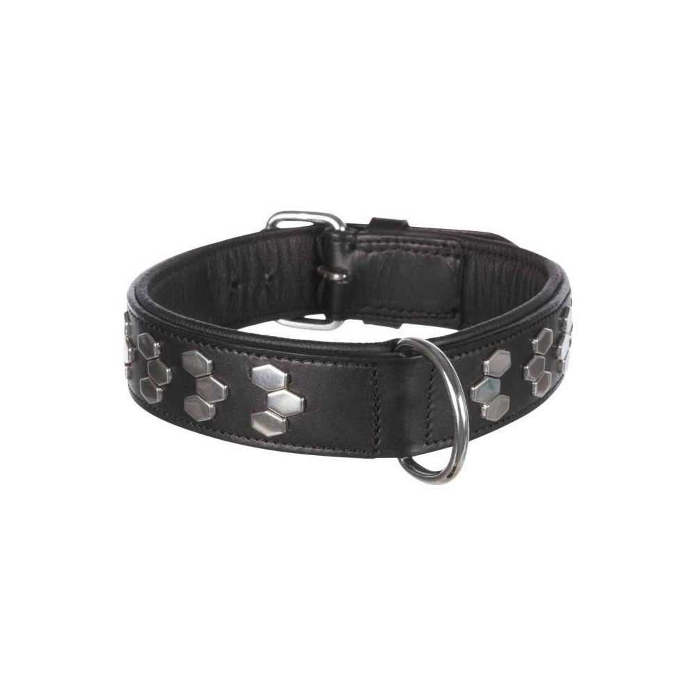 Active TRIXIE collar - Stylized design - Leather - Size M - 38–45 cm