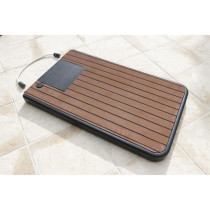 UBBINK Solar Shower Support - 20 Liter Water Reserve - Teak