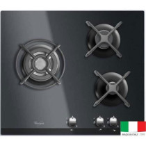 WHIRLPOOL AKT404NB Gas Cooktop - 3 burners - 6350W - L59 x D51cm - Tem