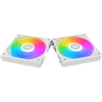 XIGMATEK - Starlink Arctic (White) (Pack of 3) - 3x120mm A-RGB Fans fo