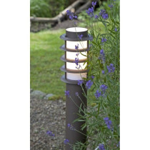 OSKAR-Outdoor Bollard H51cm Brown Brilliant