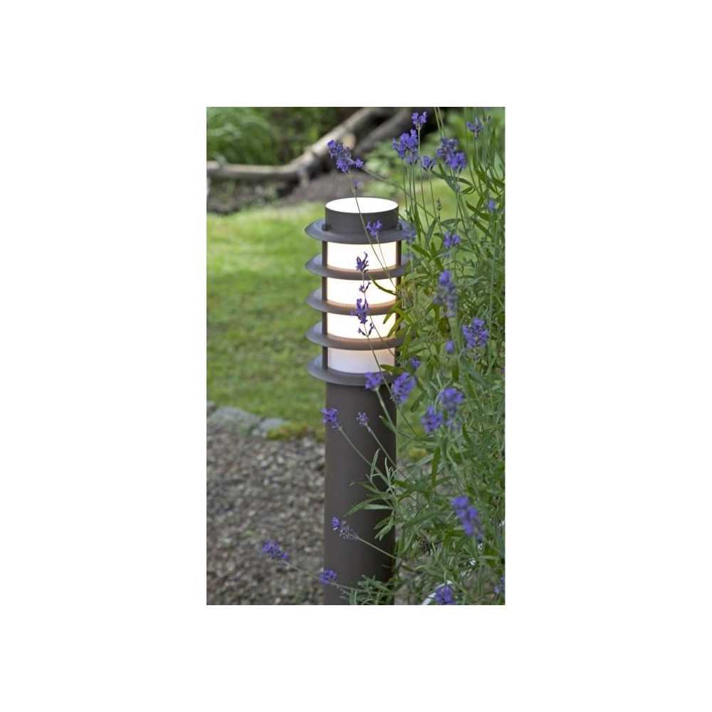 OSKAR-Outdoor Bollard H51cm Brown Brilliant