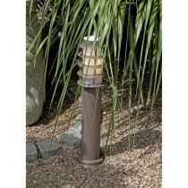 OSKAR-Outdoor Bollard H51cm Brown Brilliant