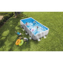 Kit Piscine hors sol tubulaire INTEX - Pris Frame - 488 x 244 x 107 cm