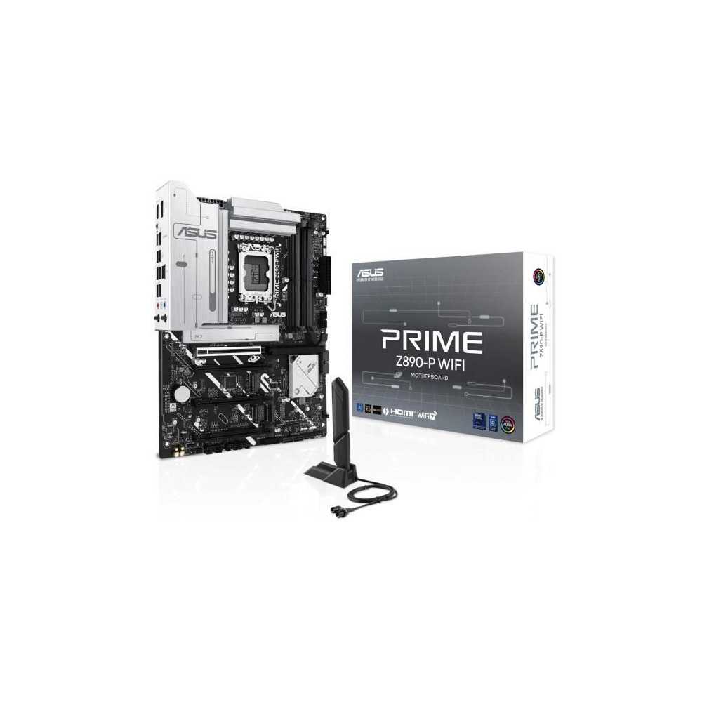 Motherboard - ASUS - PRIME Z890-P - Socket LGA1851 - PCIe 5.0 - RGB