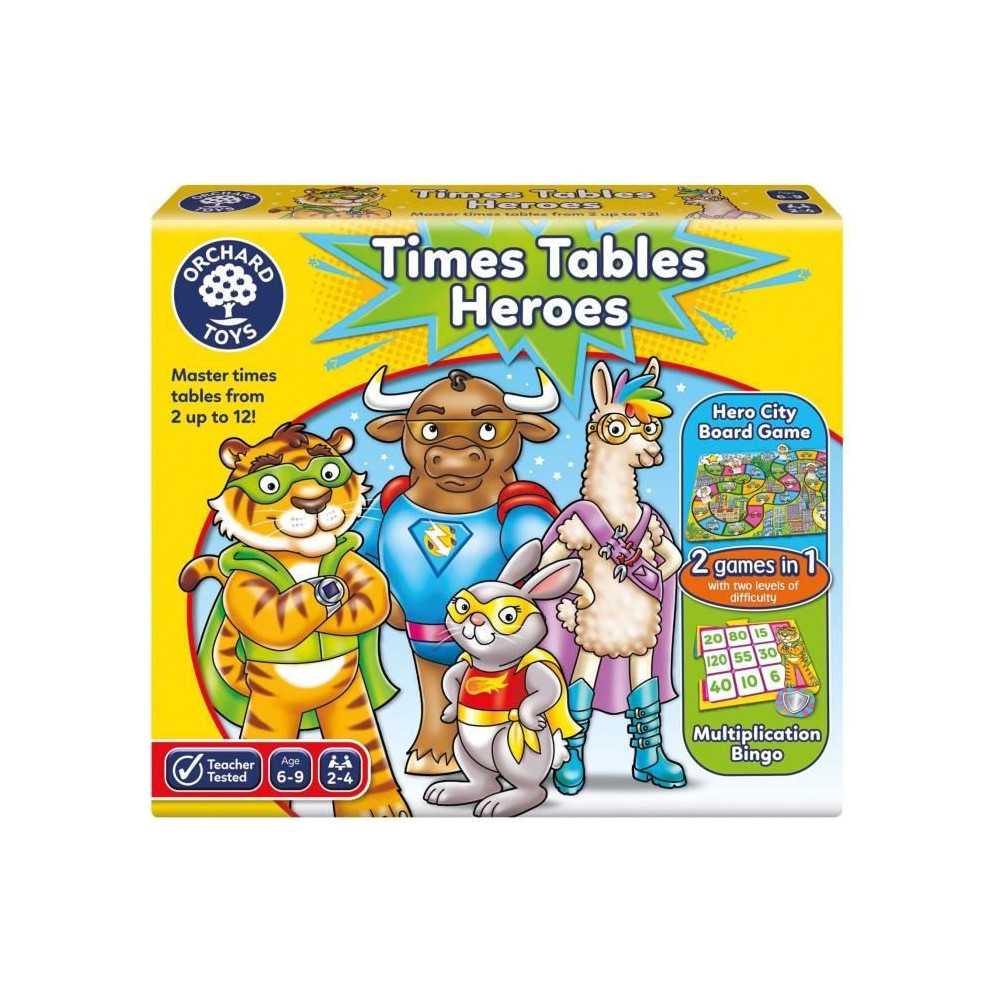 Time tables heroes - Calculation game - ORCHARD