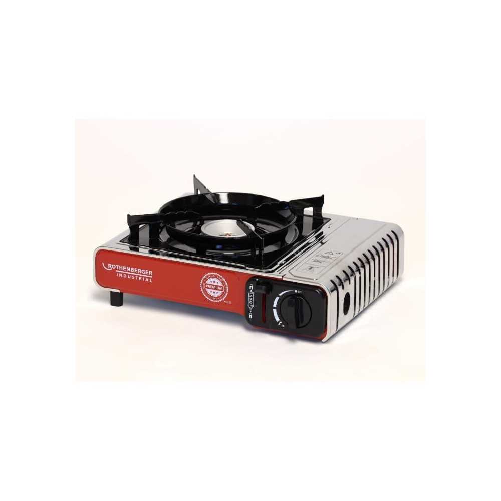 Gas stove - ROTHENBERGER - PREMIUM RS 220 - 2200 W - Grey and black