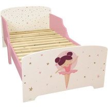 Bed with slatted box spring - ballerina dancer - fun house - 140 x 70