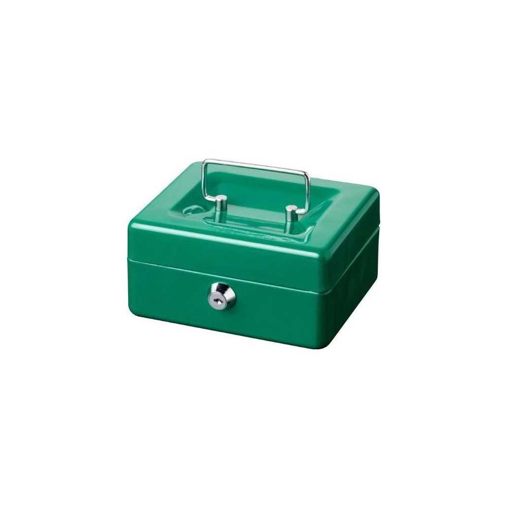 Money box - BURG WACHTER - Money 5015 Green - Key opening, green steel