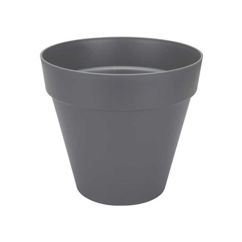 Elho Round Flower Pot Loft Urban - Ø 30 cm - Anthracite gray