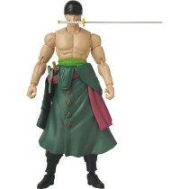 Anime Heroes Figure - BANDAI - One Piece Zoro Style 3 Swords 17 cm - 1