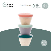 Babymoov Conservation pots Biosourcés - Lot of 6x180ml