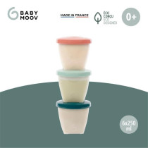 Babymoov Conservation pots Biosourcés - Lot of 6x250ml