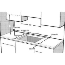 Table de cuisson a gaz - BEKO - 3 foyers + 1 double couronne - 60 cm -