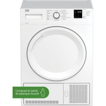 Seche-linge a condensation BEKO b100 SLCS09W3 - 9 kg - L60cm - Classe