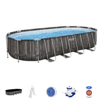 Kit Piscine hors sol tubulaire BESTWAY - Power Steel™ - 732 x 366 x