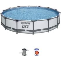 Kit Piscine hors sol tubulaire BESTWAY - Steel Pro Max™ - 427 x 84 c