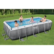 Kit Piscine hors sol tubulaire BESTWAY Power Steel 404 x 201 x 100 cm