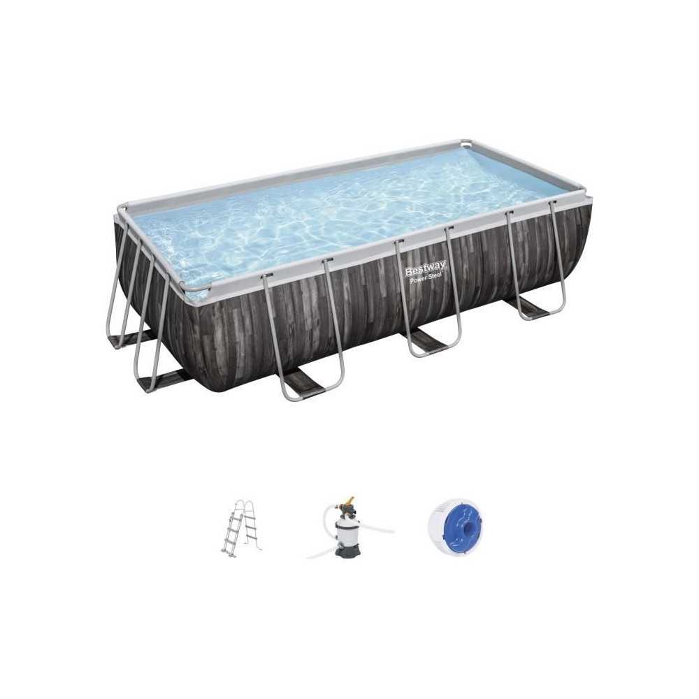 Kit Piscine hors sol tubulaire BESTWAY - Power Steel™ - 404 x 201 x