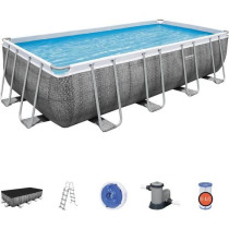 Kit Piscine hors sol tubulaire BESTWAY Power Steel™ - 549 x 274 x 12