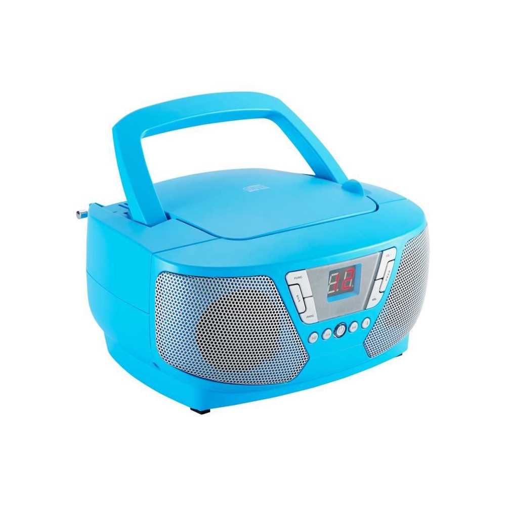 Portable CD Radio Player - BIGBEN INTERACTIVE - CD60BLSTICK - Blue + S