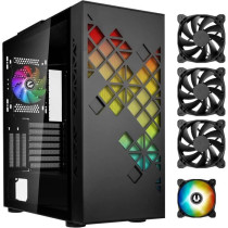 PC case without power supply - BITFENIX Tracery ARGB (Black) - Mid-tow