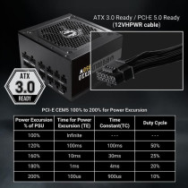 BITFENIX BFG GOLD 850W (80+ Gold) ATX 3.0 - PC power supply - 850W