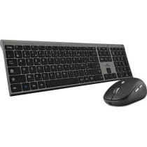 Keyboard + mouse - BLUESTORK - wireless - Grapheme - Black - PACK-WL-P