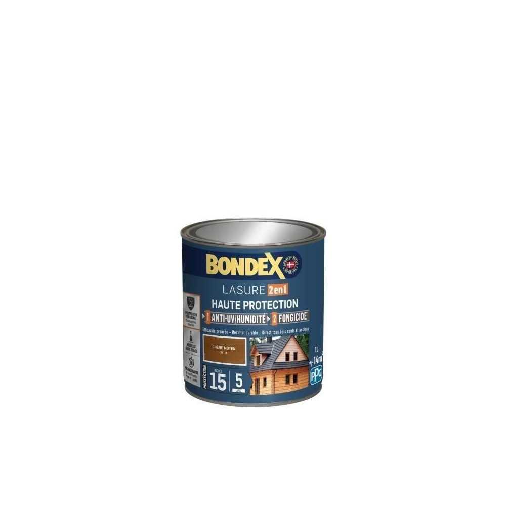 BONDEX 2 in 1 Satin High Protection Stain 5 years - Medium oak