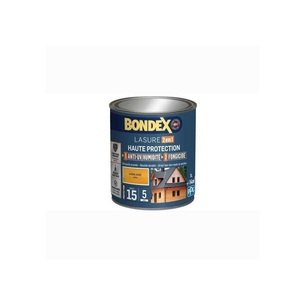 BONDEX 2 in 1 Satin High Protection Stain 5 years - Golden Oak