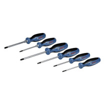 Set of 6 flat screwdrivers