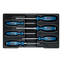 Set of 6 flat screwdrivers