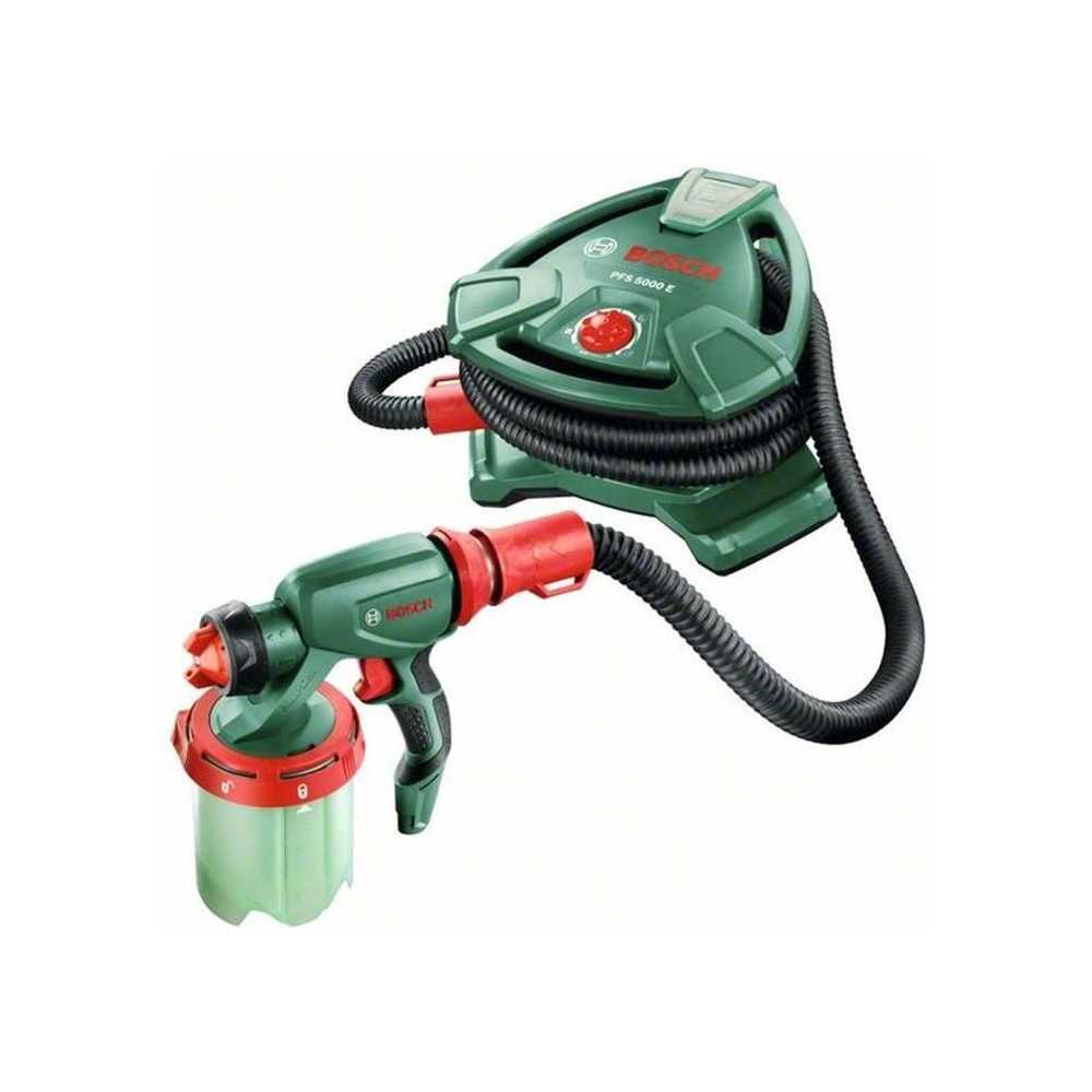 Bosch PFS Paint Pistolet 5000 E - 1200 W - Debit: 500 ml/min + MALXEUR