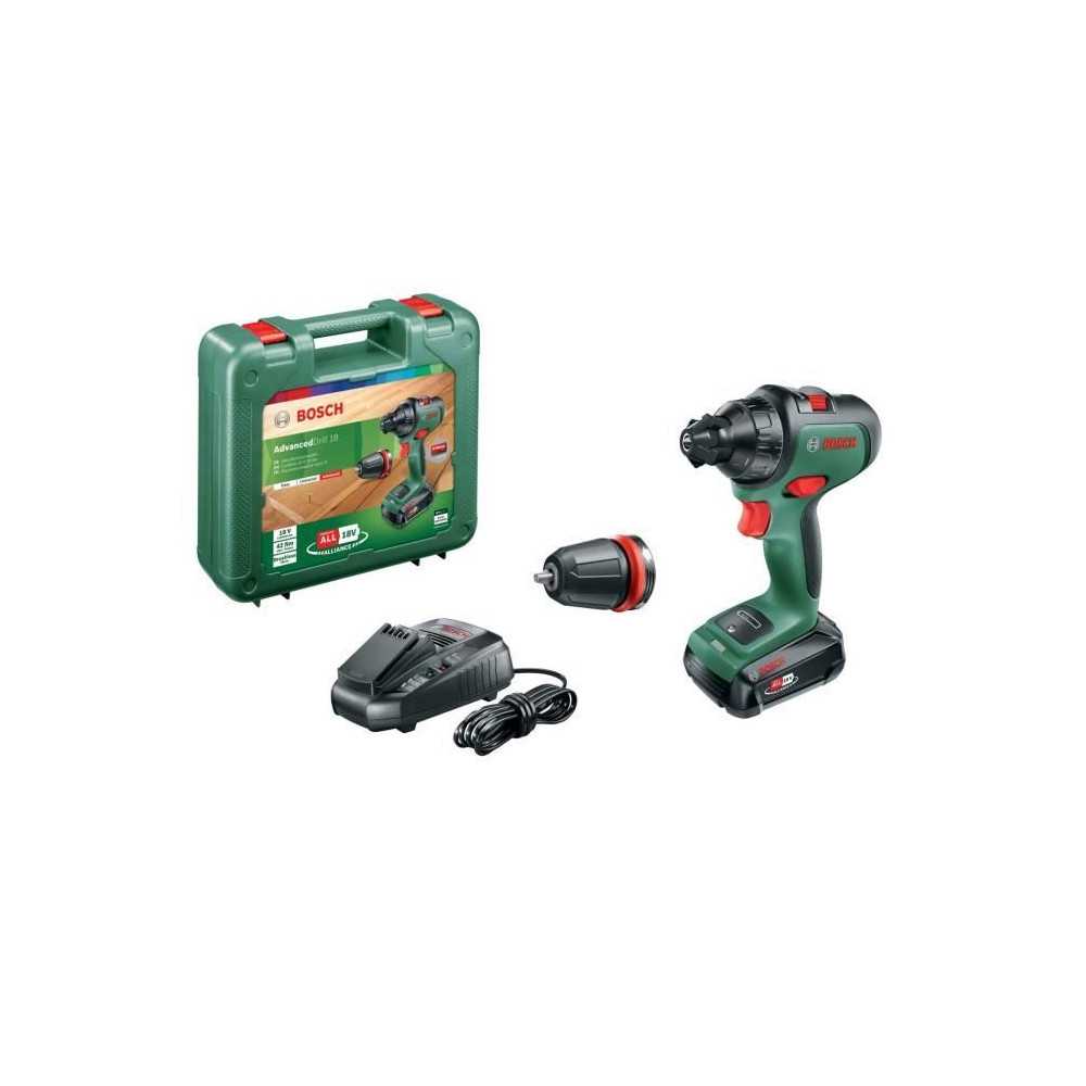 Wireless drill Bosch-Advanceddrill 18 (delivered with 1 battery 18V-2.