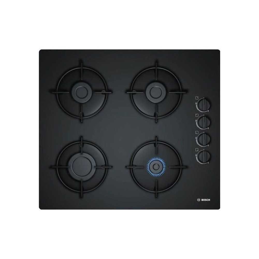 BOSCH POP6B6B10 Gas hob - 4 burners - 7400W - L56 x D48cm - Tempered g