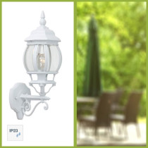 BRILLIANT ISTRIA Outdoor Wall Light - E27 - 1x60W - White color