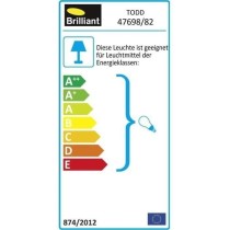 Applique extérieure avec détecteur TODD Acier - Brilliant - 1x60W -