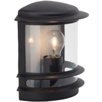 HOLLYWOOD-Outdoor wall light with sensor H25cm Black Brilliant