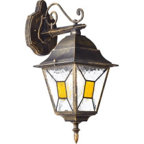 Janel Outdoor Applique Descendant, Dore black, E27 max 60w, bulb not i