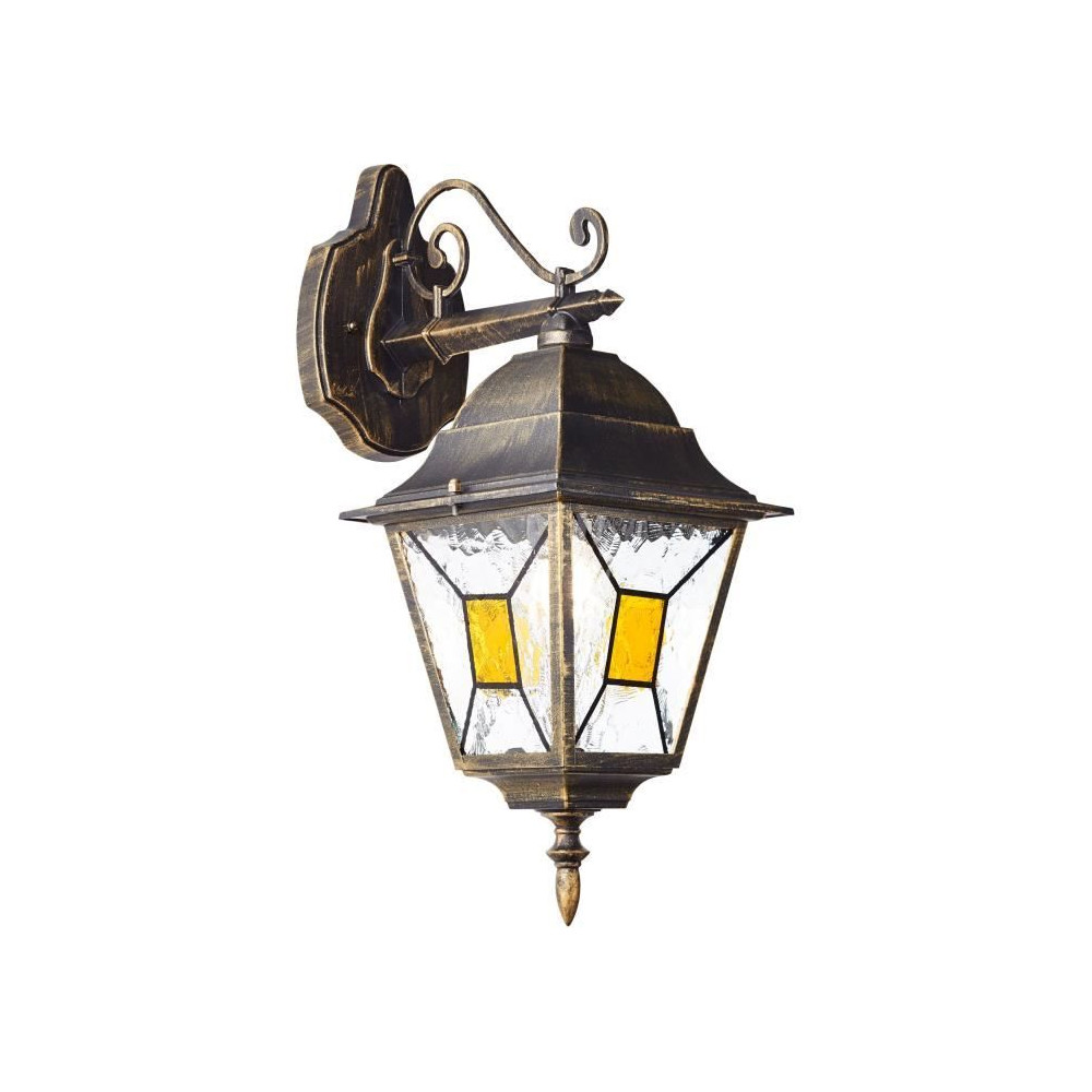 Janel Outdoor Applique Descendant, Dore black, E27 max 60w, bulb not i