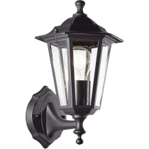 Carleen Outdoor Applique, Black, E27 MAX 60W, bulb not included