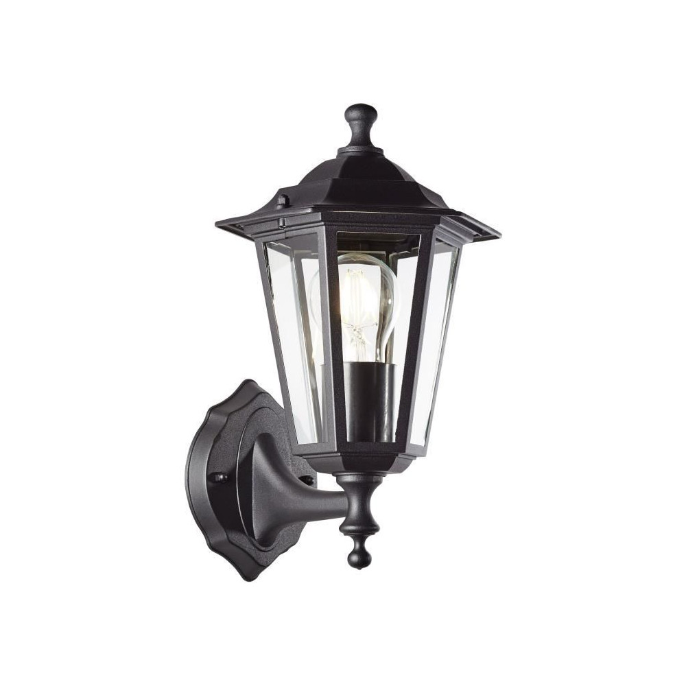 Carleen Outdoor Applique, Black, E27 MAX 60W, bulb not included